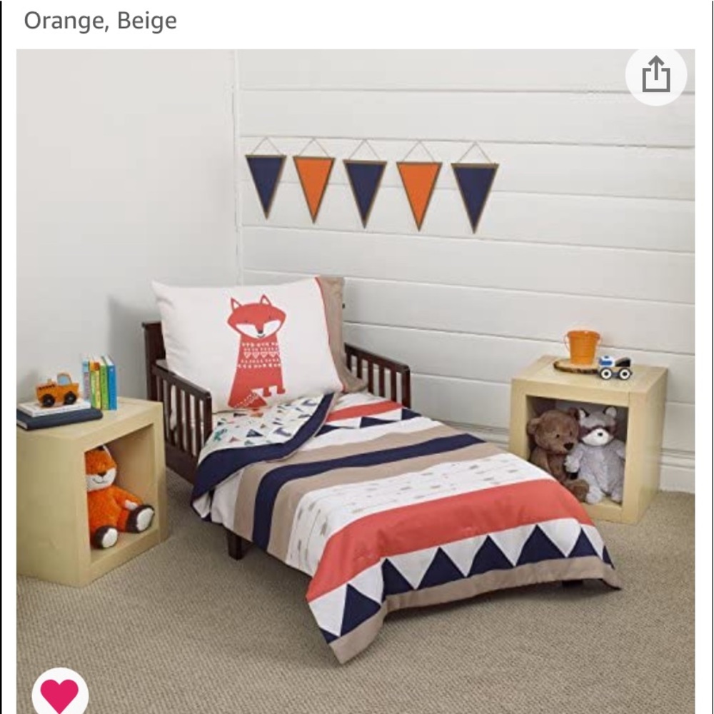 Toddler 4 piece bedding set